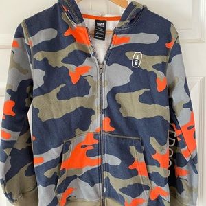 Boys Bass Outdoor Camouflage Hooded Sweatshirt Large (14-16)